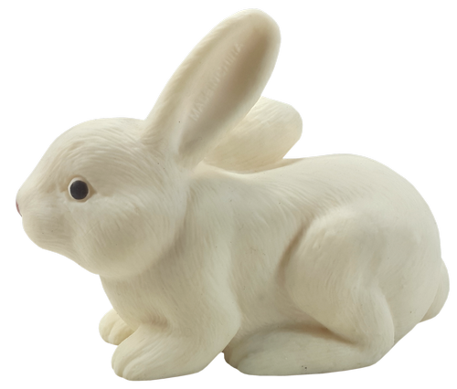 Игрушка силиконовая антистресс, кролик белый 10 см 03383