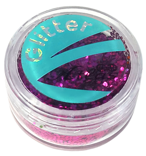 Блестки (Глиттер) большие Атлас 3 гр - Малиновый AS-2409