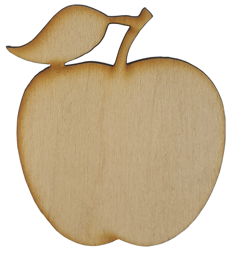 Фигурка фанерная - Яблоко обычное 5.8 х 5.1 см AS-4776, В-0182