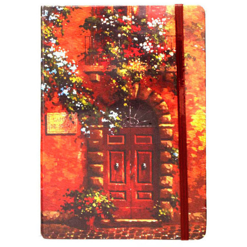 Блокнот YES "Italia" 135 х 188 мм 80 л на резинке мiх 4 дизайна 150863, 150885 фото 2