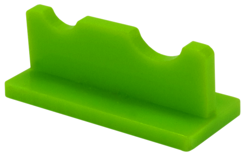 Подставка под две кисточки, Зеленый пластик AS-0058