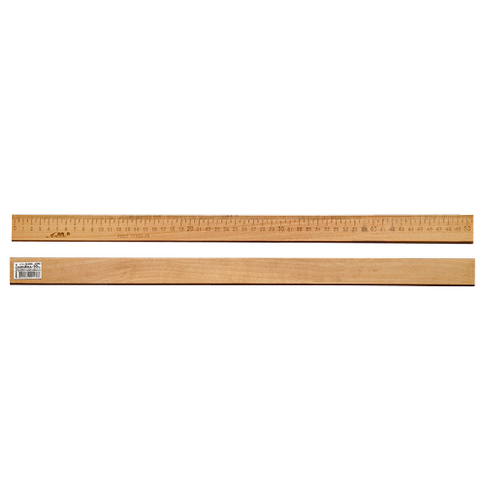 Линейка Деревянная 50 см напечатанная со штрих-кодом AS-0656, К-4054