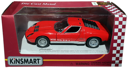 Машинка Kinsmart Lamborghini Miura P400 SV  KT5390W фото 2