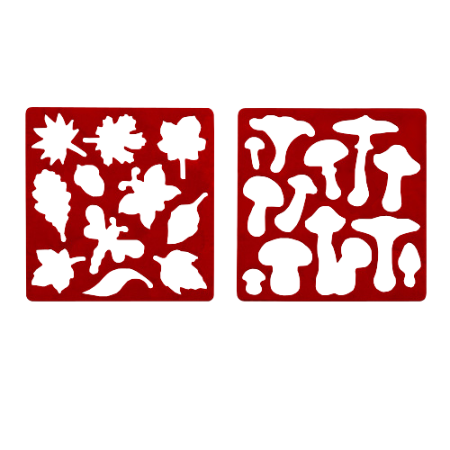 Трафарет "В Лесу" 13 см 2 шт AS-0253, К-9065м фото 3