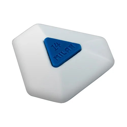 Резинка-Ластик Milan шестиугольная, белая PPM14