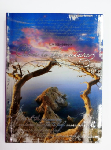 Ежедневник недатированный А6 Феникс 192 л, скалы, твердая обложка 18572