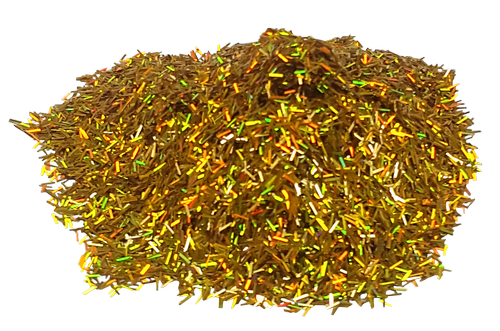 Блестки (Глиттер) большие полоски Атлас 2 гр - Золотые AS-2490 фото 2