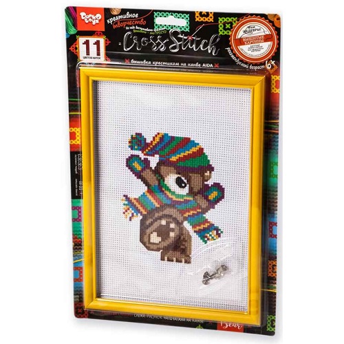 Набор для творчества Вышивка крестиком DankoToys А4  VKB-01-11