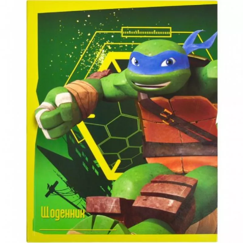 Дневник мягкая обложка МД украинский Черепашки Ниндзя, Дора микс D-Int-40-L* 