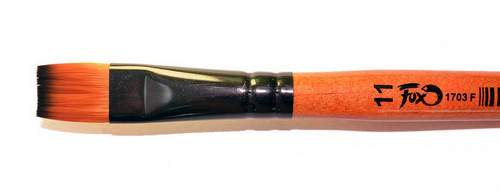 Кисть синтетика Плоская № 11 художественная 1703F 11 Кисть синтетика Плоская № 11 художественная 1703F 11