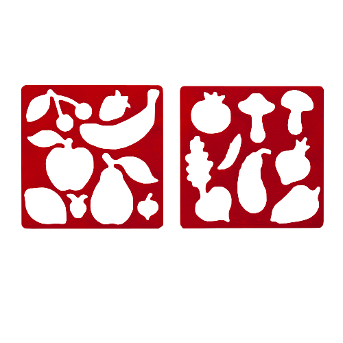 Трафарет "Сад и огород" 2 шт 13 см AS-0252, К-9064м фото 3