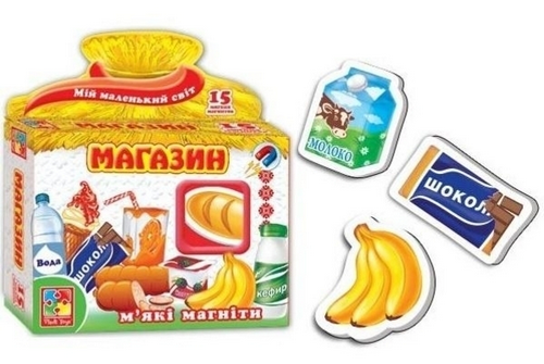 Игрушка Магниты Мягкие Магазин в коробке  VT1504-05, VT3101-18 фото 2
