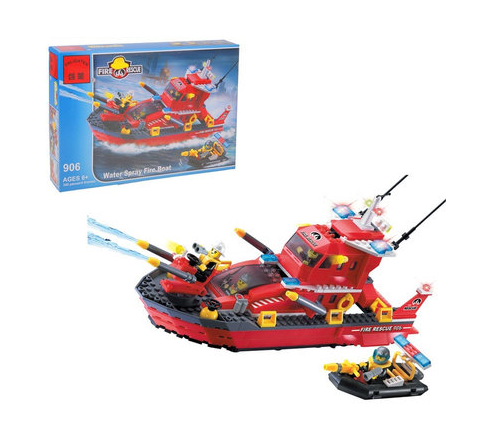 Игрушка Конструктор Fire Rescue Пожарно-спасательная служба 340 деталей  906