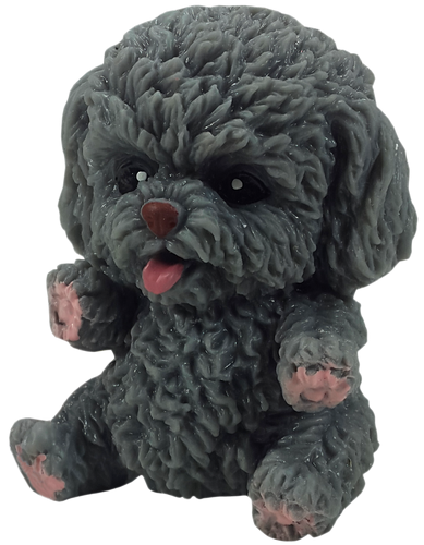 Игрушка силиконовая антистресс сидящая собачка большая серая 7 см 04364 Игрушка силиконовая антистресс сидящая собачка большая серая 7 см 04364