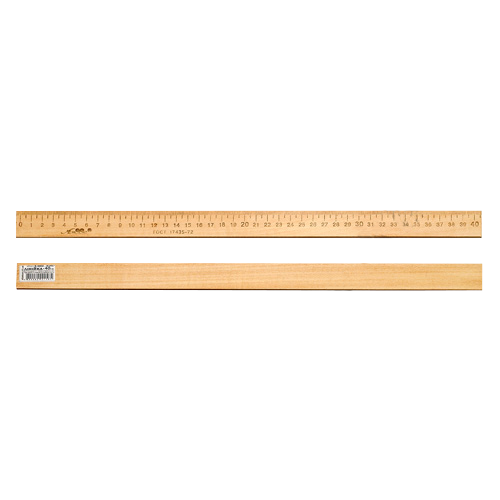 Линейка Деревянная 40 см напечатанная со штрих-кодом AS-0655, К-4053
