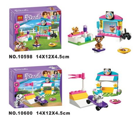 Игрушка Конструктор Friends 44 - 45 деталей  10598-10600