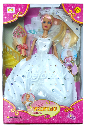 Кукла Defa Lucy Невеста в фате 29 см  6003