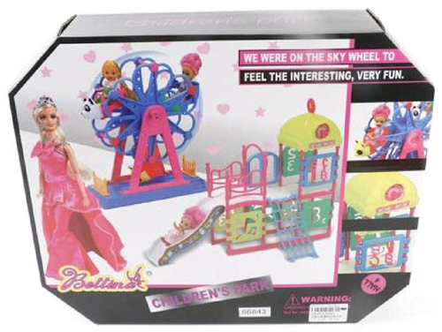 Игрушка Набор Bettina Аттракцион с куклой и 3 маленькими куклами  66843