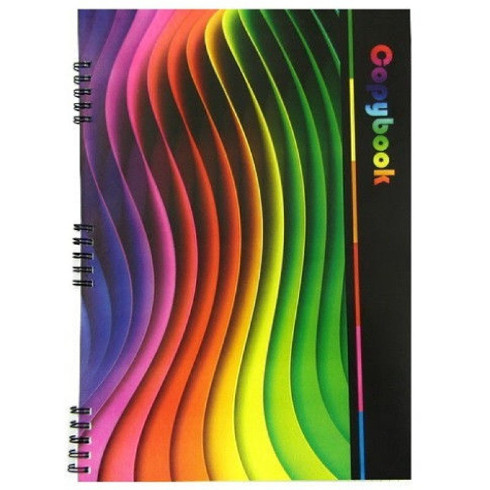 Блокнот-спираль А4 80 л # Микс мягкая обложка  БСБ-80