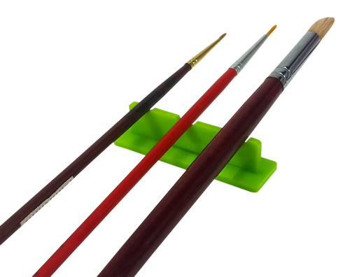 Подставка под три кисточки, Зеленый пластик AS-0059 фото 2