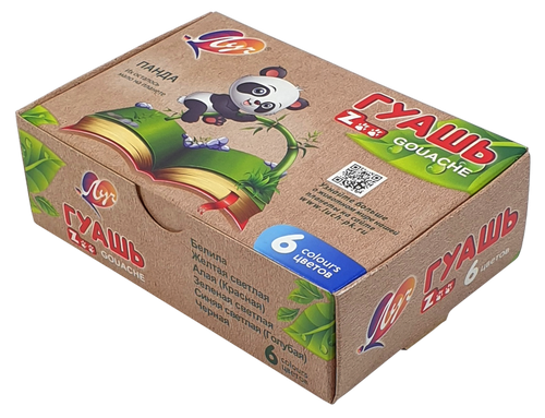 Гуашь набор Луч - Зоо Мини  6 цветов 15мл фото 5