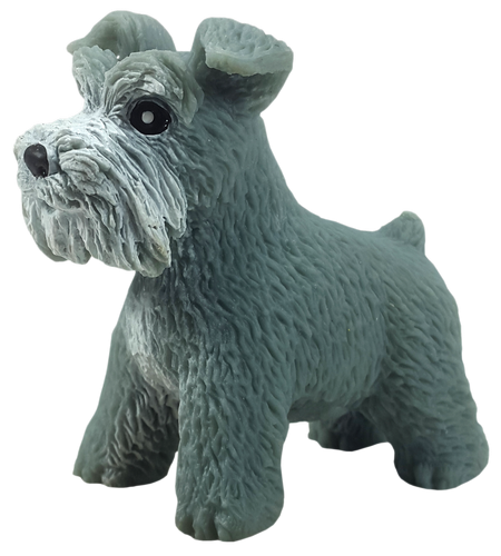 Игрушка Силиконовая тянучка собака Терьер 8 см  07790