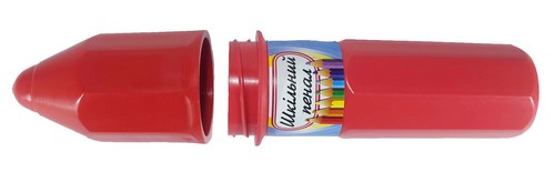 Пенал пластиковый "Тубус Карандаш" 19,7 х 4,8 х 4,8 см AS-0242, К-4011м
