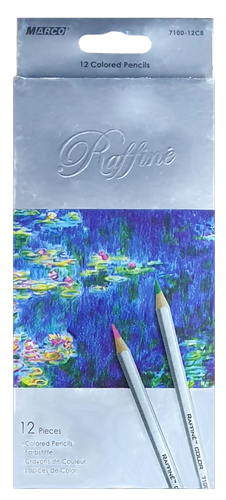 Карандаши цветные Marco Raffine 12 цветов шестигранные 7100-12СВ