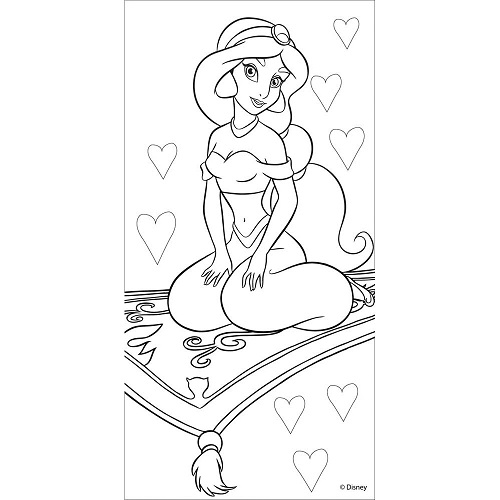 Холст с контуром Жасмин на подрамнике 15 х 30 см  950716