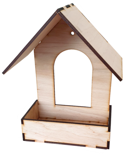 Кормушка № 1 маленькая, к стене 16 х 10 х 21 см AS-4273, F-0230 фото 2