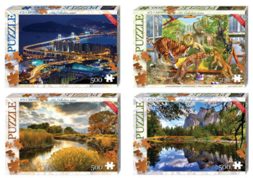 Игрушка Пазлы 500 Микс, 47 х 34 см Данко 08775 Игрушка Пазлы 500 Микс, 47 х 34 см Данко 08775