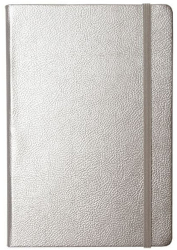 Блокнот на резинке Skiper А6 / 96 Star Dream серебряный SK-6835