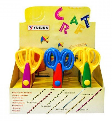 Ножницы с фигурным лезвием Yuejun 14 см 28008/24SP фото 2