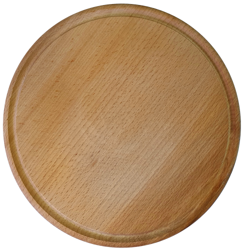 Деревянная доска круглая диаметром 28 Бук см 00811