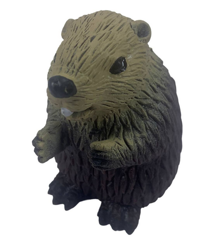 Игрушка Силиконовая тянучка Бобер 7 см коричневый  08792 фото 2