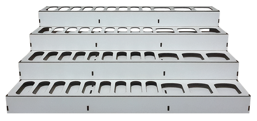МДФ Подставка под Глиттер 10 + 30 мл - 36 + 12 шт AS-4290