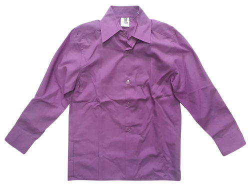 Рубашка с длинным рукавом, сиреневая р. 26 14277