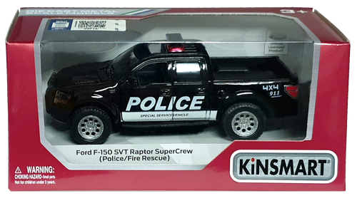 Машинка Kinsmart Ford F-150 SVT RaptorSC  Police  KT5365WP, WPR