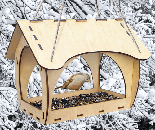 Кормушка № 9 Классическая 27 х 21 х 20 см AS-4304 фото 2