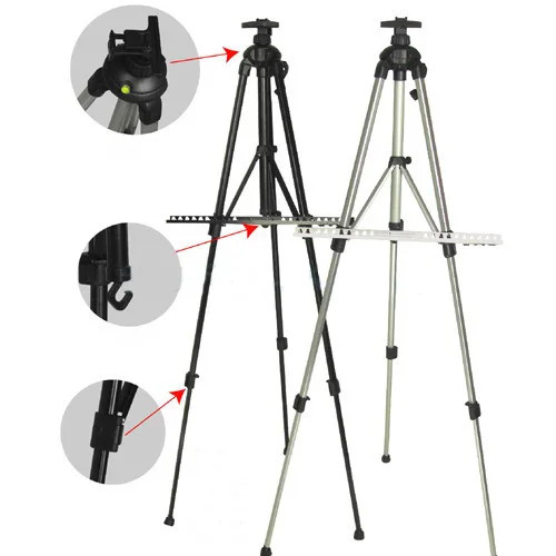 Мольберт тренога алюминиевый, 128 см