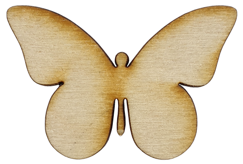 Фигурка фанерная - Бабочка обычная 5.3 см AS-4603, В-0126