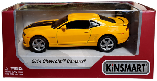 Машинка Kinsmart Chevrolet Camaro 2014 год  KT5383W и WFR 911