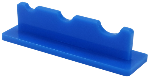 Подставка под три кисточки, Синій пластик AS-0056