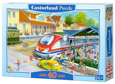 Игрушка Пазл 40 Maxi, 59 х 40 см Castorland Вокзал  B-040032