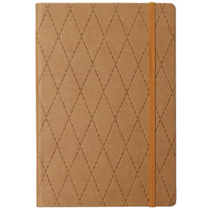 Блокнот на резинке Skiper А5 / 96 Glamоur бежевый SK-5815