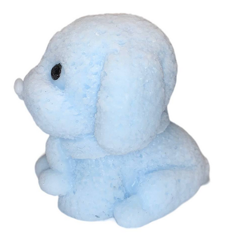 Игрушка Силиконовая собака Цветная голубая 6см  15767 фото 2