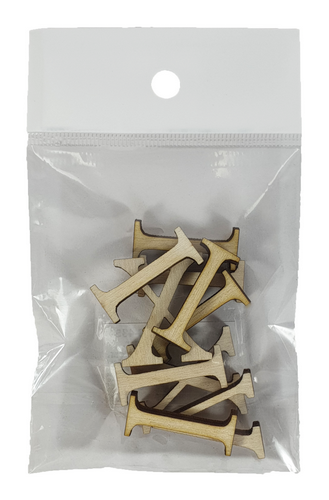 Цифры для часов Римские  4 шт высотой 3 см из фанеры AS-4854