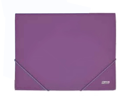 Папка на резинке А4 Datum фиолетовая  490358