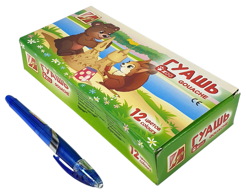 Гуашь набор Луч - Зоо Мини 12 цветов 15мл (блок-тара)  20С1356-08 фото 3