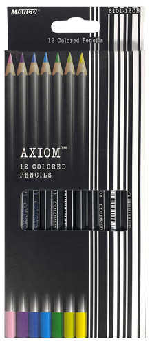 Карандаши цветные Marco Axiom 12 цветов шестигранные 8101-12СВ